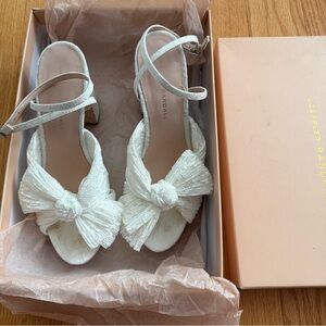 Loeffler Randall Natalia 110MM Pearl Platform Bow Heel